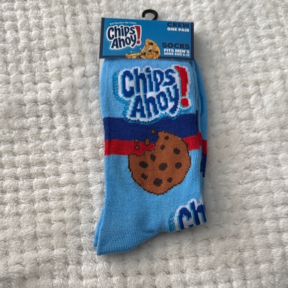 Other - 🆕 🍪 Chips Ahoy! Unisex Blue Crew Socks